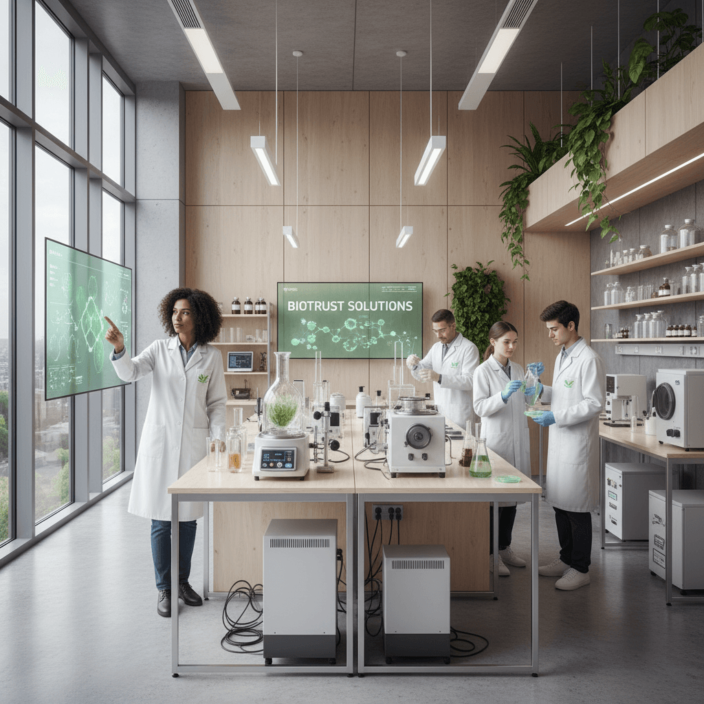 Laboratório de formulação Biotrust Solutions